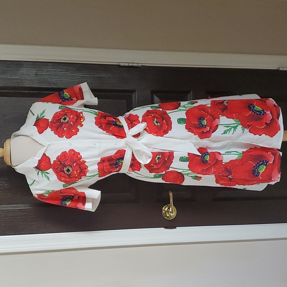 Floral Sequin Dress nwot